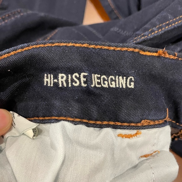 American Eagle Dark Wash High-Rise Jeggings Jeans Womens size 12 - Picture 6 of 9